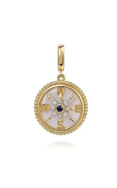 STARBURST COMPASS MEDALLION PENDANT