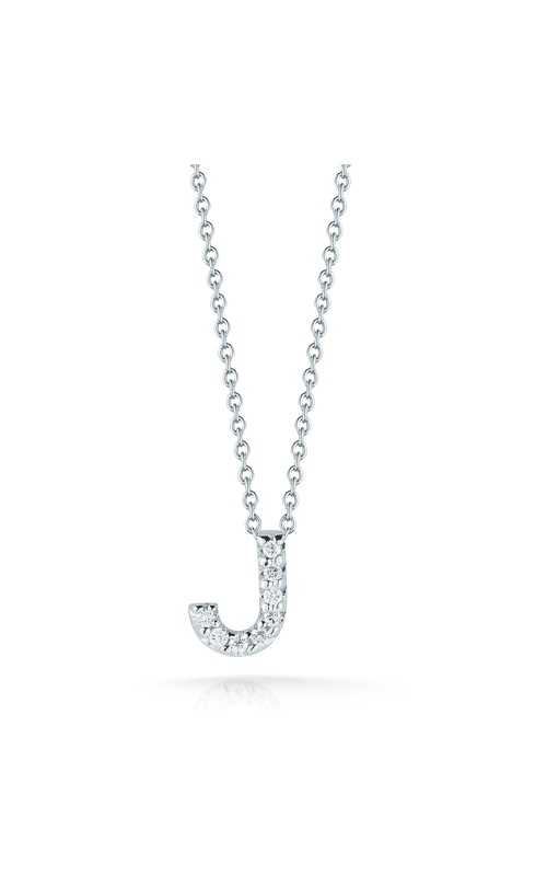 ROBERTO COIN DIAMOND LOVE LETTER SLIDE PENDANT
