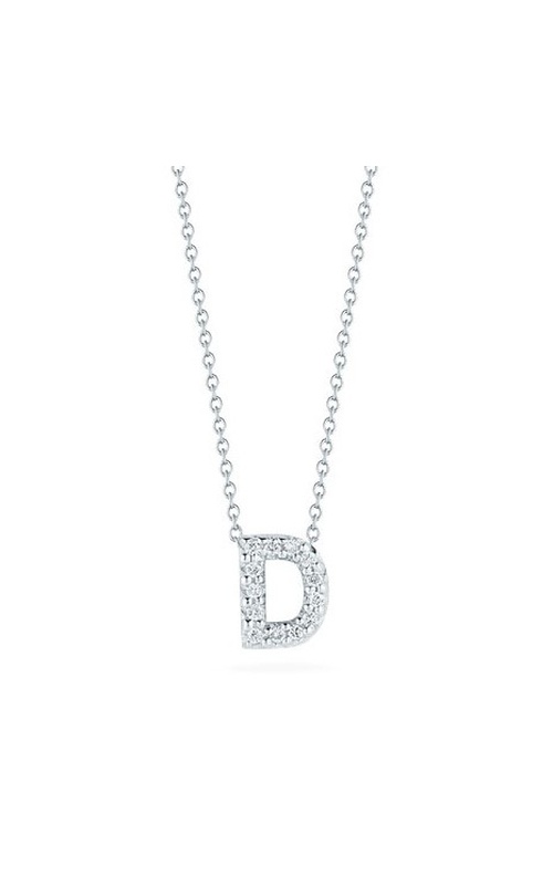 ROBERTO COIN DIAMOND LOVE LETTER SLIDE PENDANT