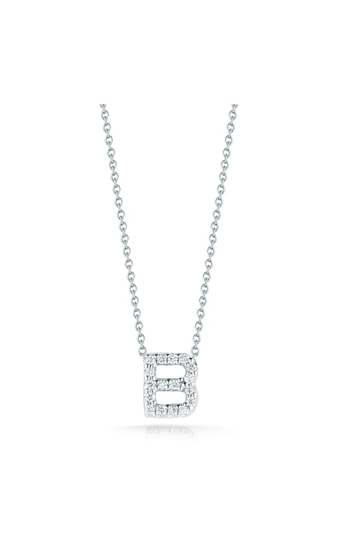 ROBERTO COIN DIAMOND LOVE LETTER SLIDE PENDANT