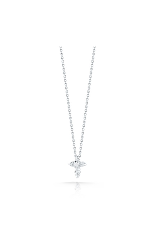 ROBERTO COIN DIAMOND BABY CROSS PENDANT