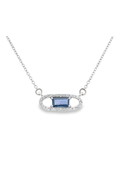 YOGO SAPPHIRE AND DIAMOND NECKLACE
