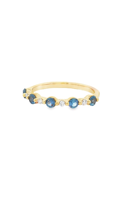 YOGO SAPPHIRE AND DIAMOND BAND