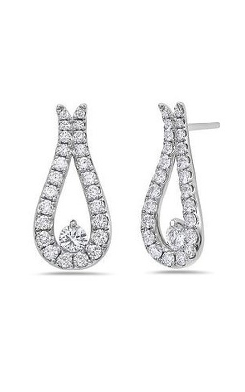 CHARLES KRYPELL DIAMOND TEARDROP EARRINGS