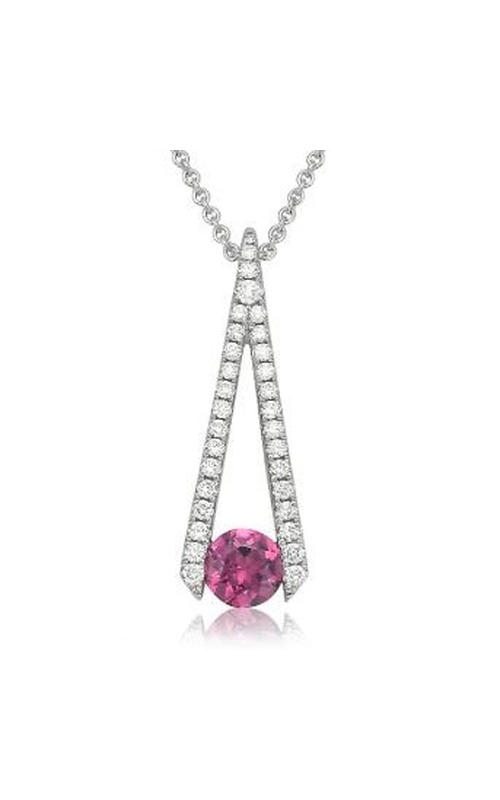 DIAMOND AND GARNET DROP EARRINGS