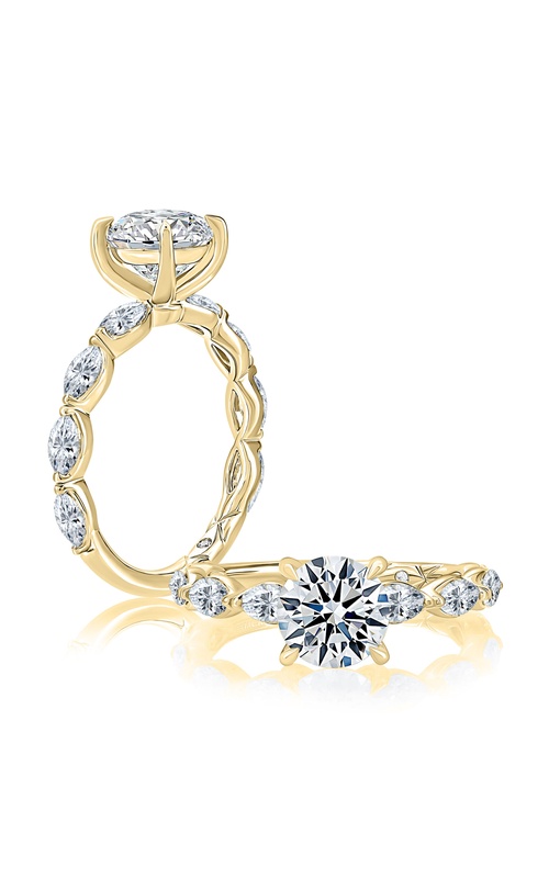 A JAFFE DIAMOND SEMI MOUNT