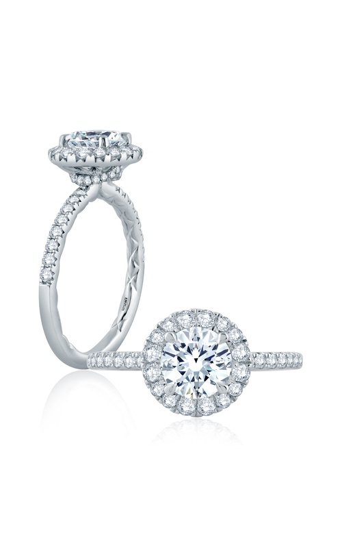 A JAFFE DIAMOND SEMI MOUNT
