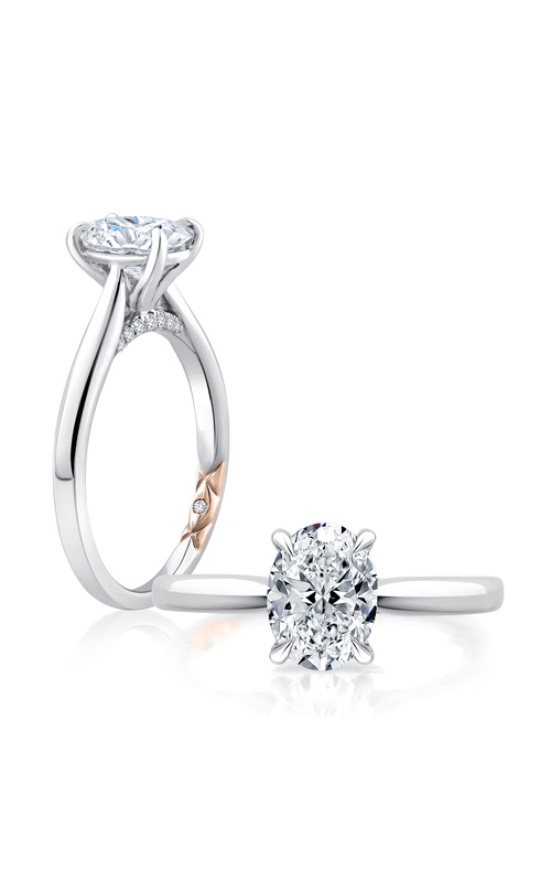 A JAFFE DIAMOND SEMI MOUNT