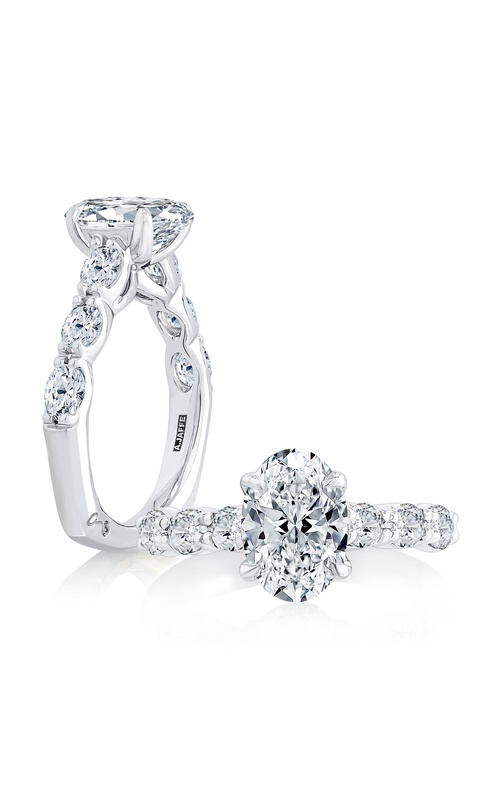 A JAFFE DIAMOND SEMI MOUNT