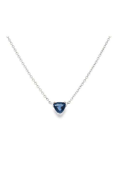 YOGO SAPPHIRE SOLITAIRE STATION NECKLACE