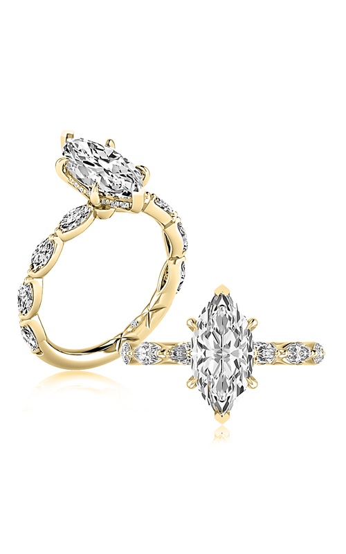 A JAFFE DIAMOND SEMI MOUNT