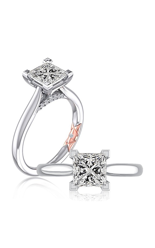 A JAFFE DIAMOND SEMI MOUNT