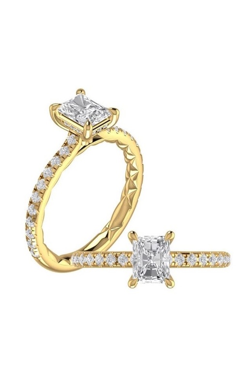 A JAFFE DIAMOND SEMI MOUNT