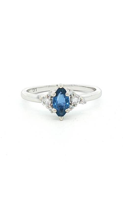 YOGO SAPPHIRE AND DIAMOND RING