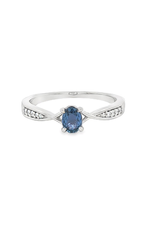 YOGO SAPPHIRE AND DIAMOND RING