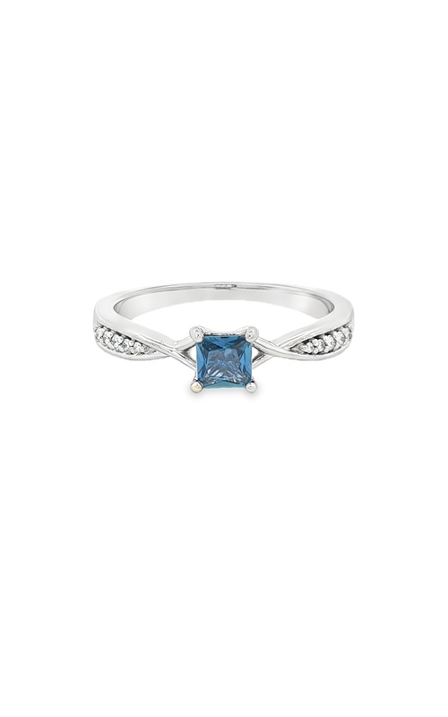 YOGO SAPPHIRE AND DIAMOND RING