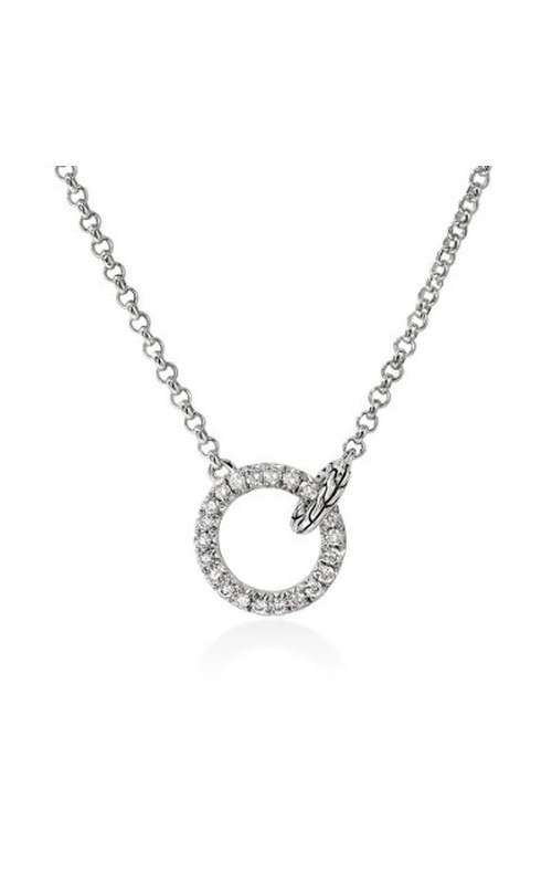 JOHN HARDY DIAMOND INTERLINKING STATION NECKLACE