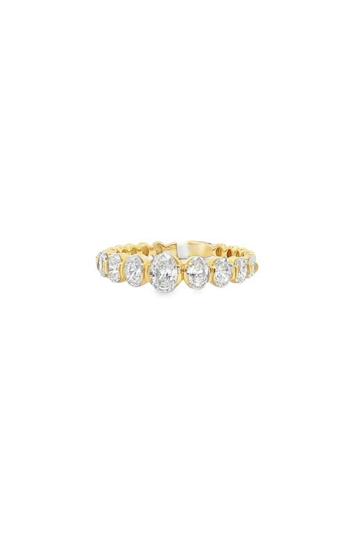 DIAMOND GRADUATED OVAL BAND