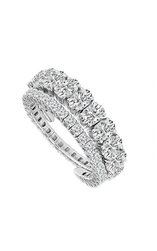 OVAL AND ROUND DIAMOND ETERNITY BAND