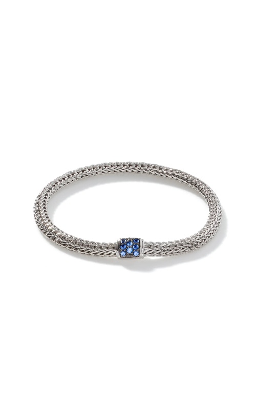 JOHN HARDY BLUE SAPPHIRE LAVA EXTRA-SMALL CHAIN BRACELET