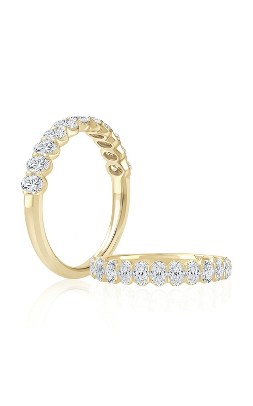 A JAFFE DIAMOND WEDDING BAND