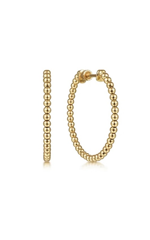 BEADED HOOP EARRINGS