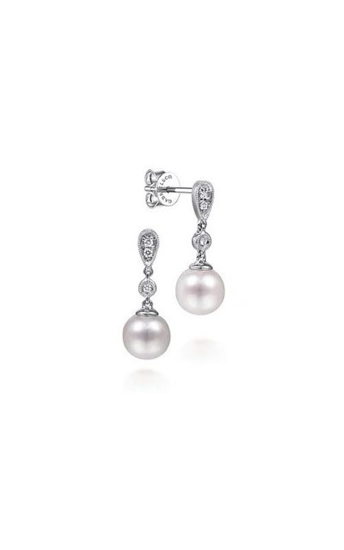 PEARL AND DIAMOND EARRINGS