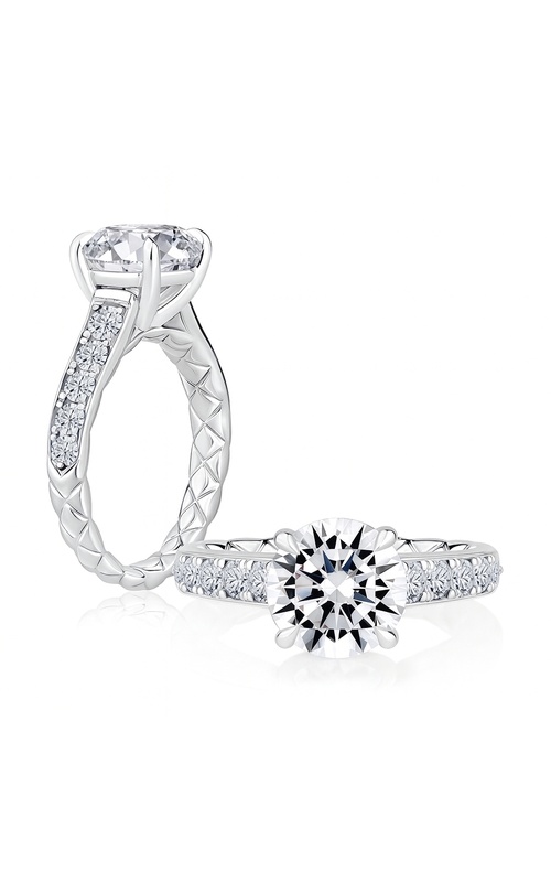 A JAFFE DIAMOND SEMI MOUNT