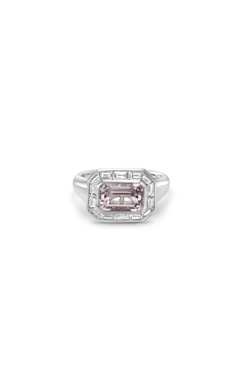 CHARLES KRYPELL MORGANITE AND DIAMOND RING