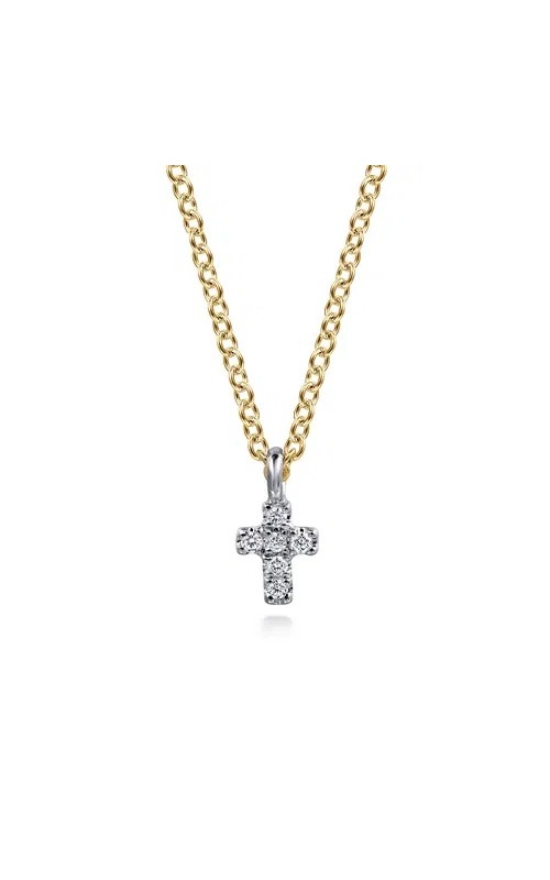 DIAMOND CROSS CHARM PENDANT