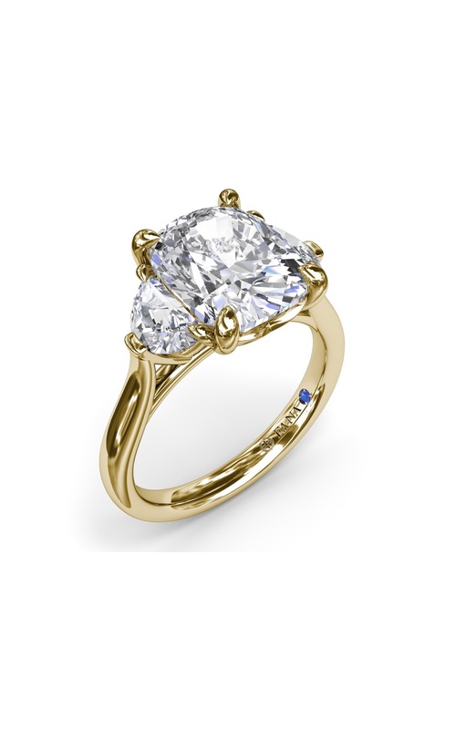 FANA DIAMOND 3 STONE SEMI MOUNT