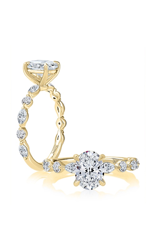 A JAFFE DIAMOND SEMI MOUNT