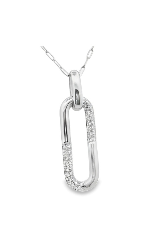 FREDERIC SAGE DIAMOND CLIP DROP PENDANT