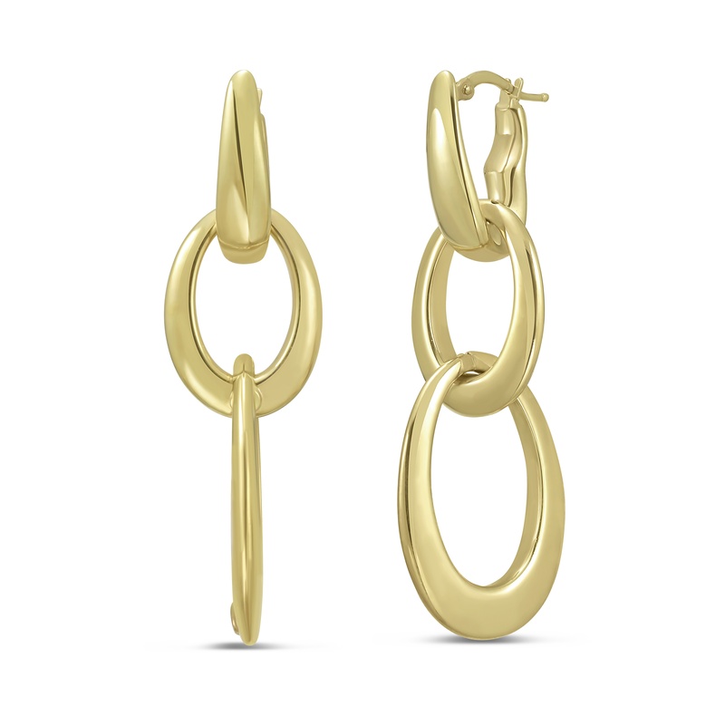 Triple Oval Loop Drop Earring