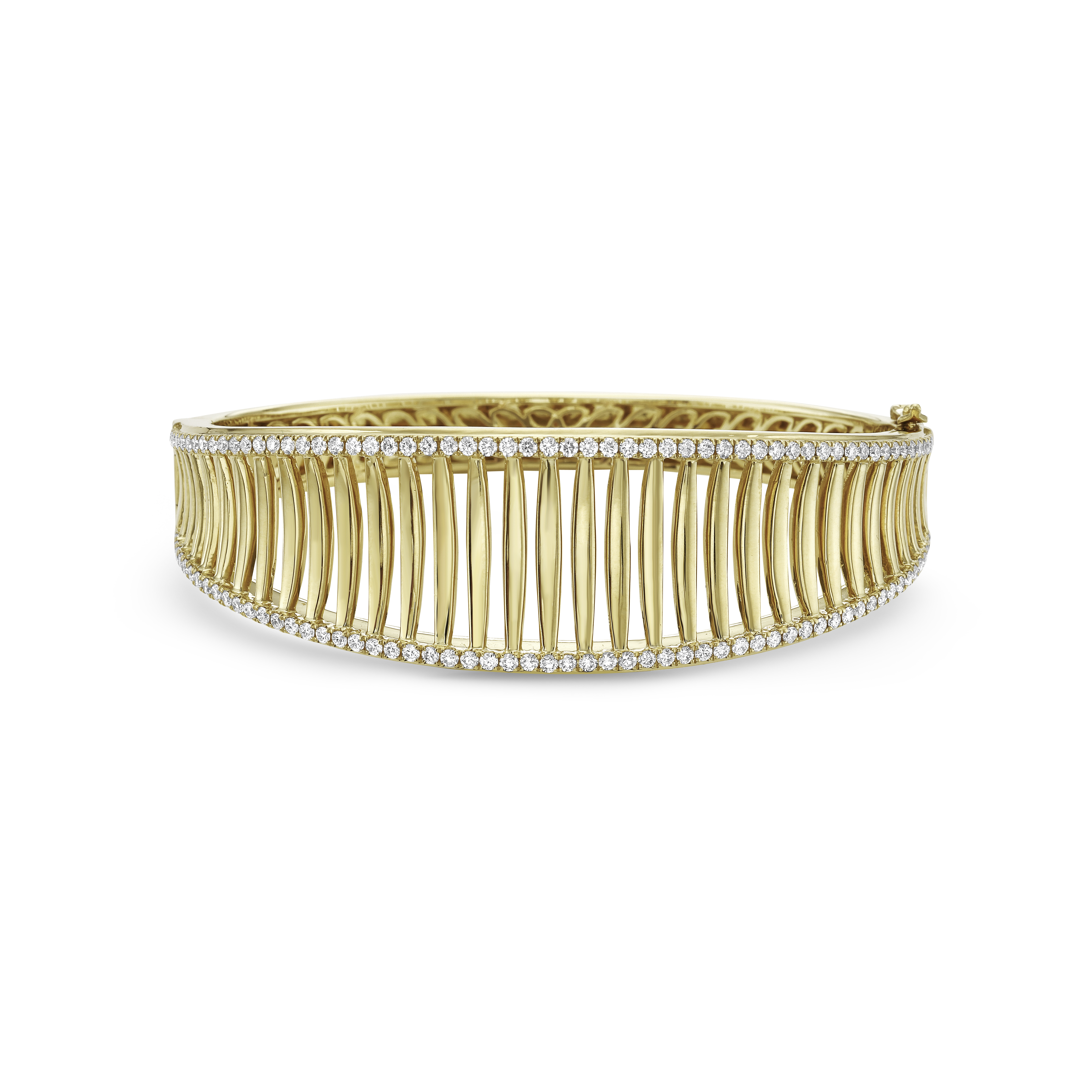 Birdcage Saddle Bangle