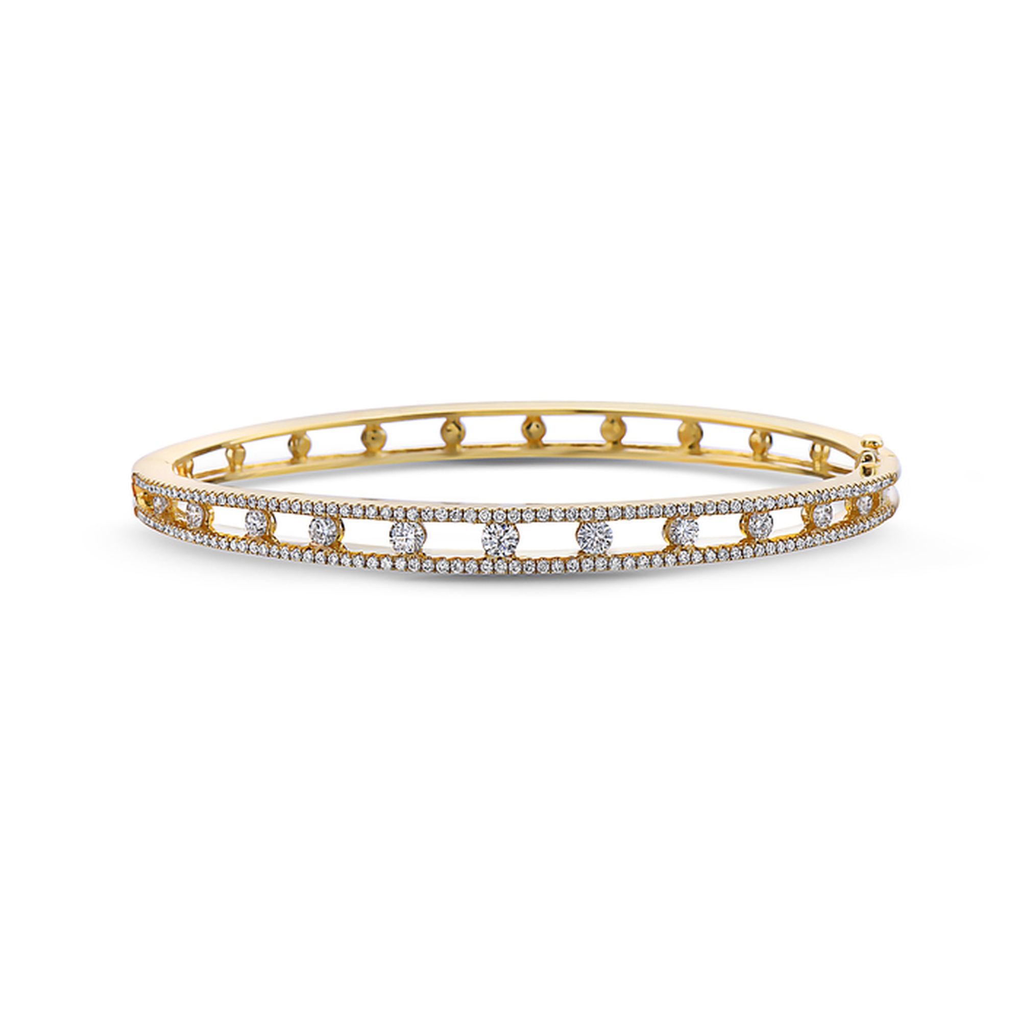 Floating Diamond Bangle