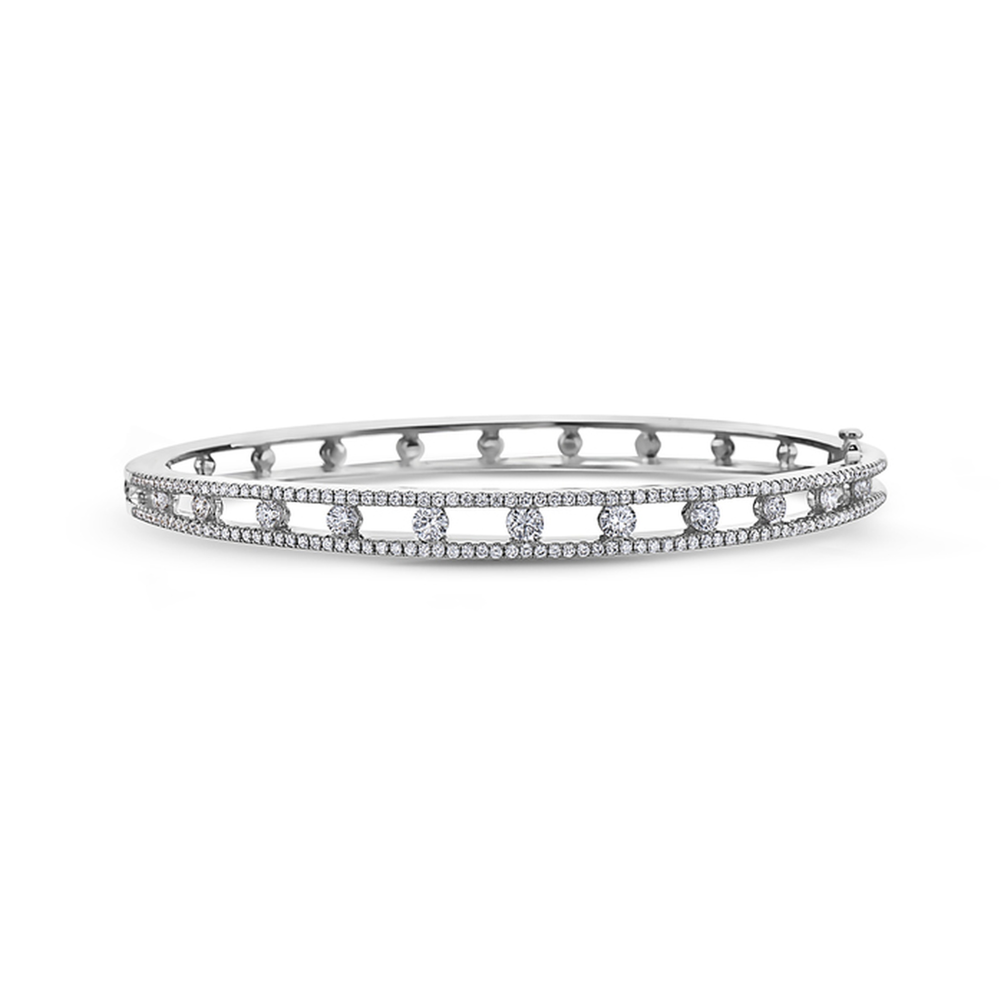 Floating Diamond Bangle