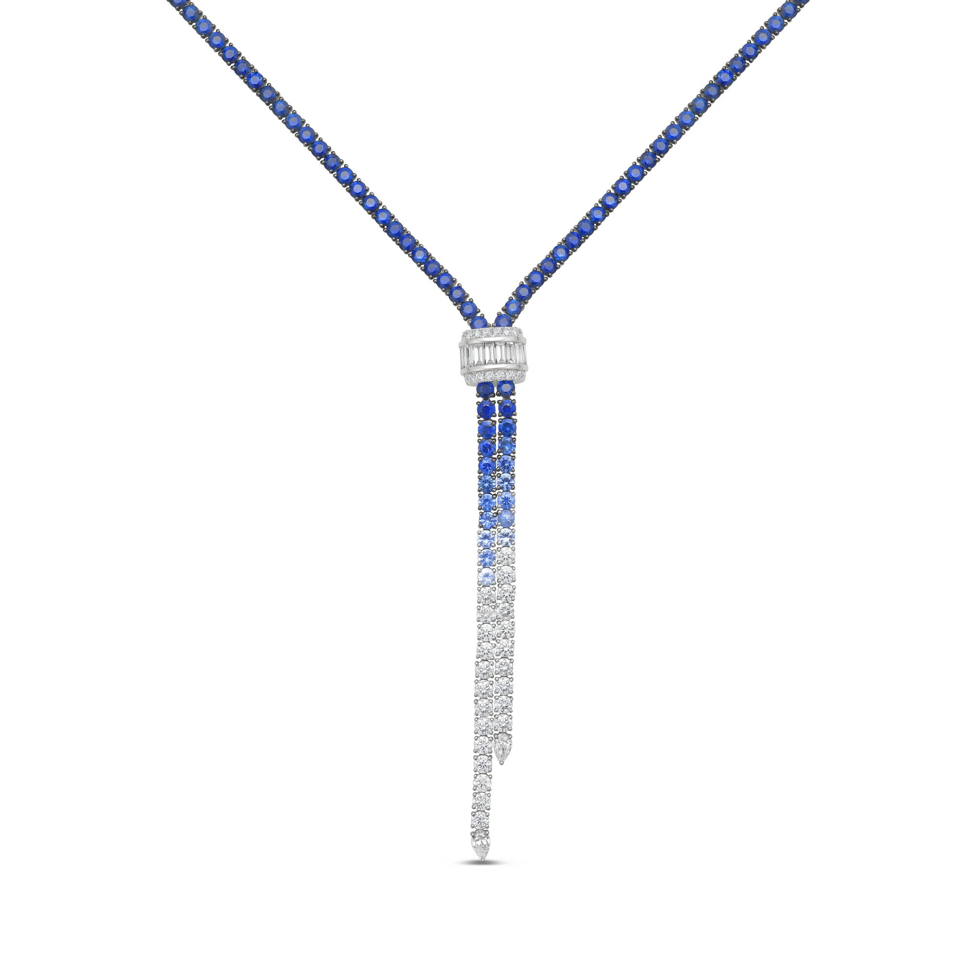 Signature Blue Ombre Lariat 17