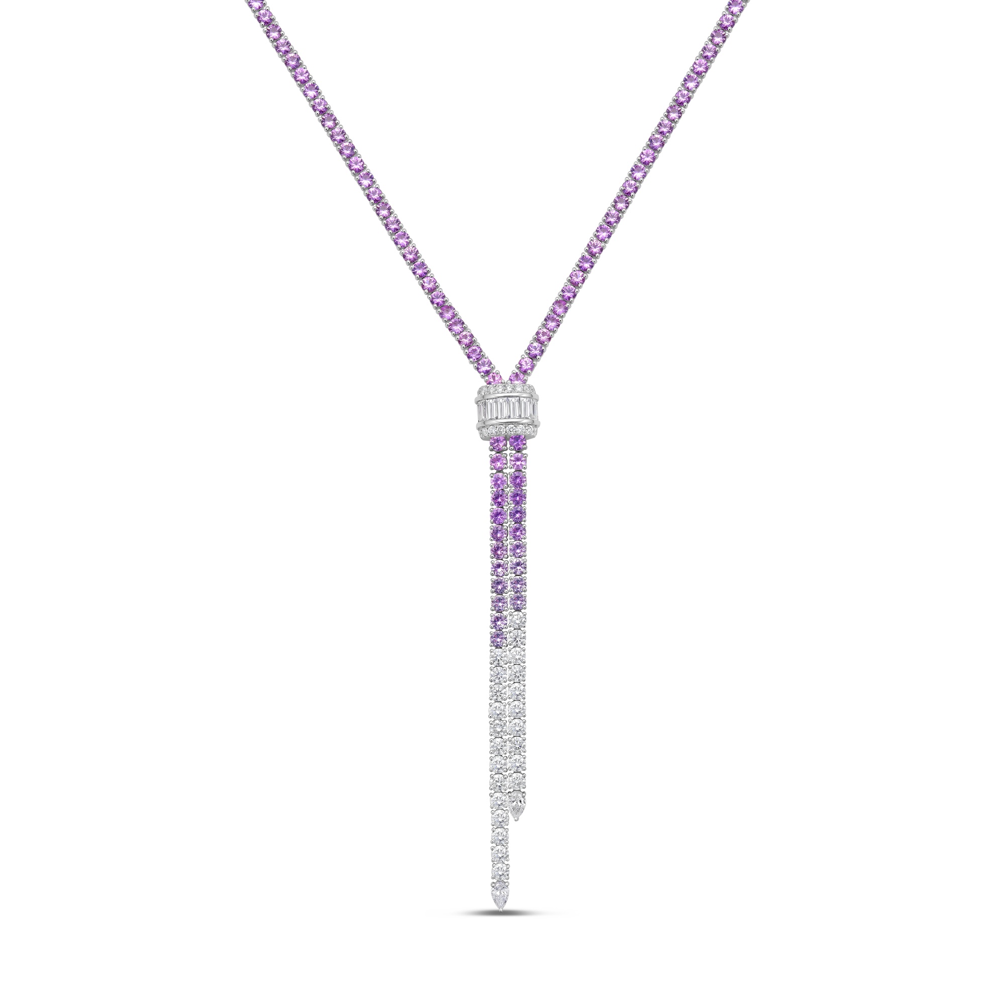 Signature Pink Ombre Lariat 17