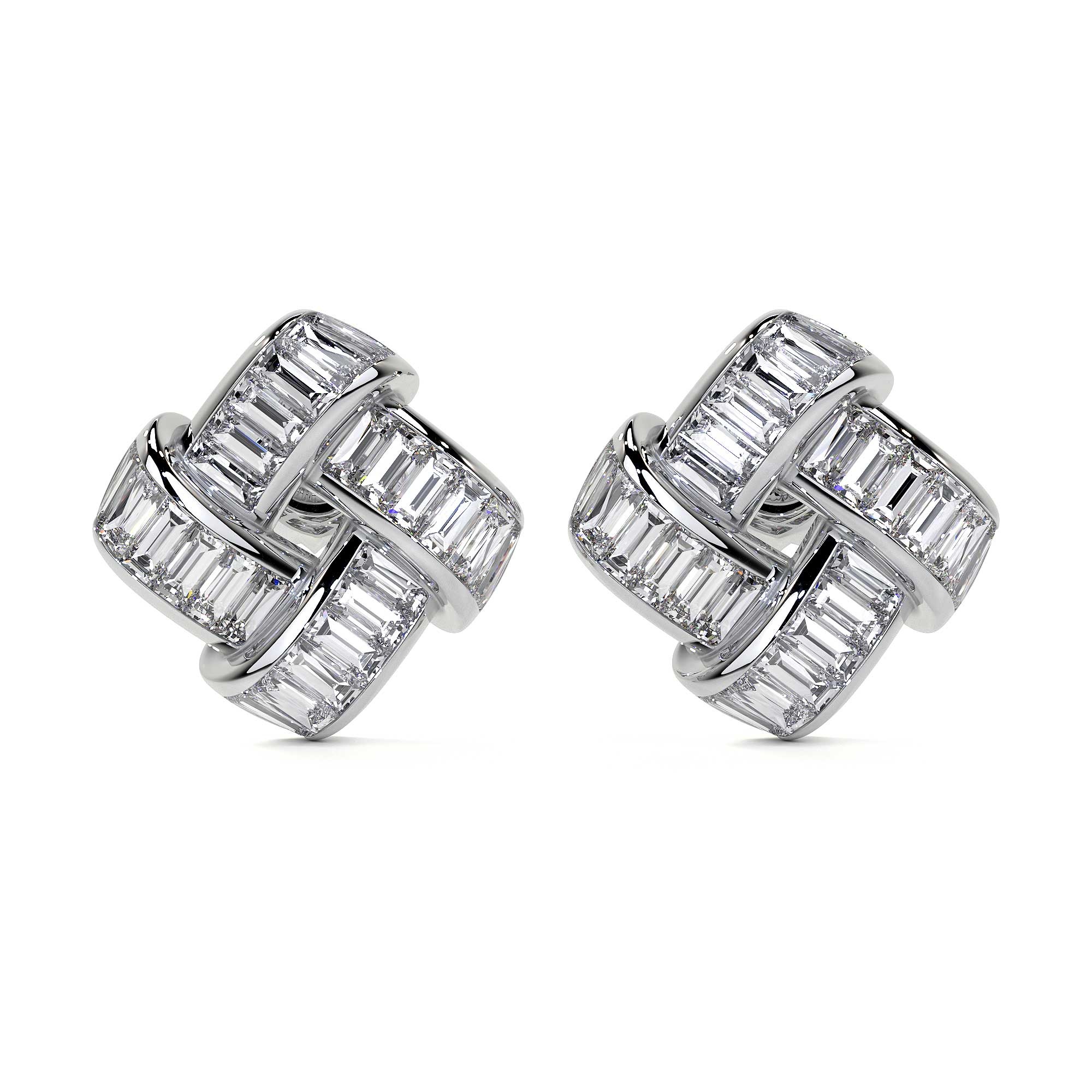 Signature Basket Weave Earrings (Small Version)