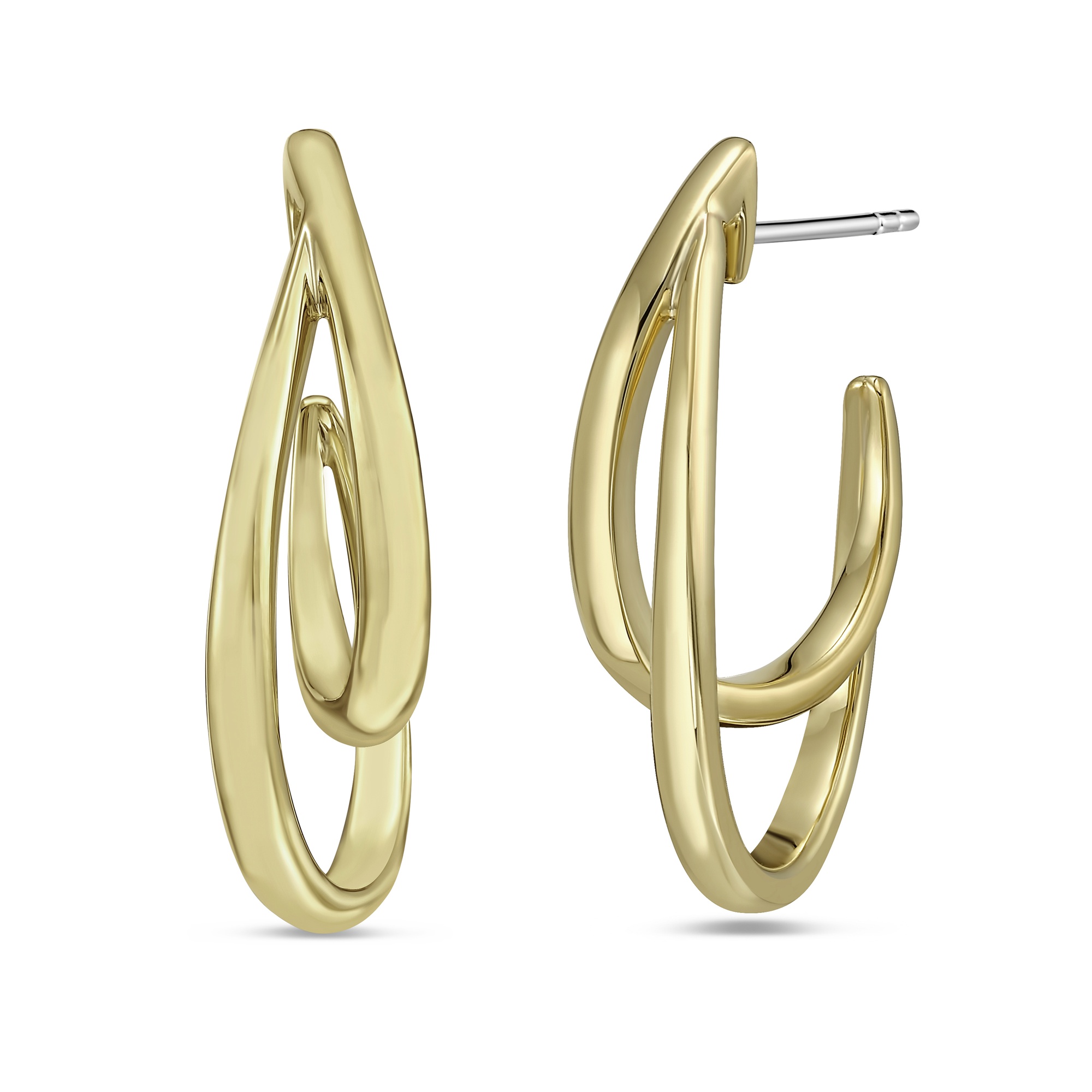 Intertwining Double Hoop