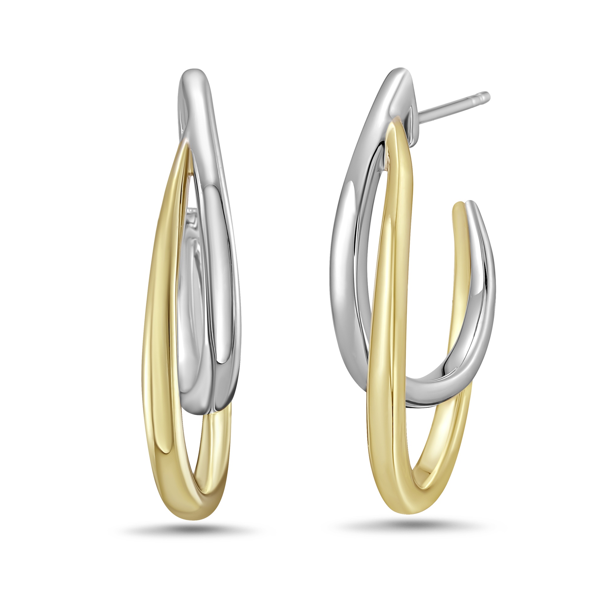 Intertwining Double Hoop