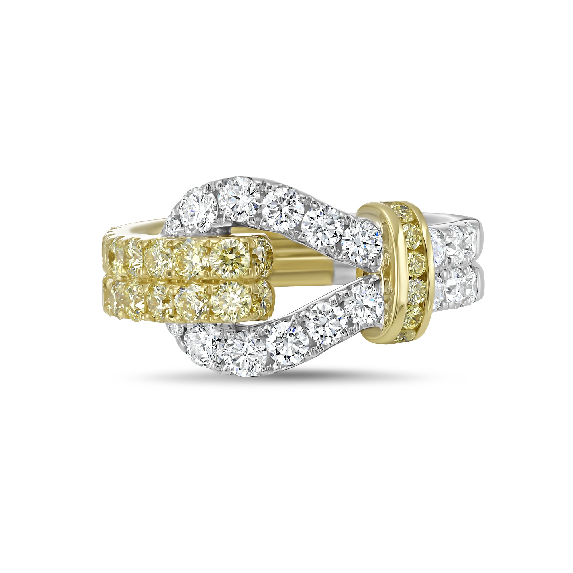 Yellow Diamond Lasso Ring