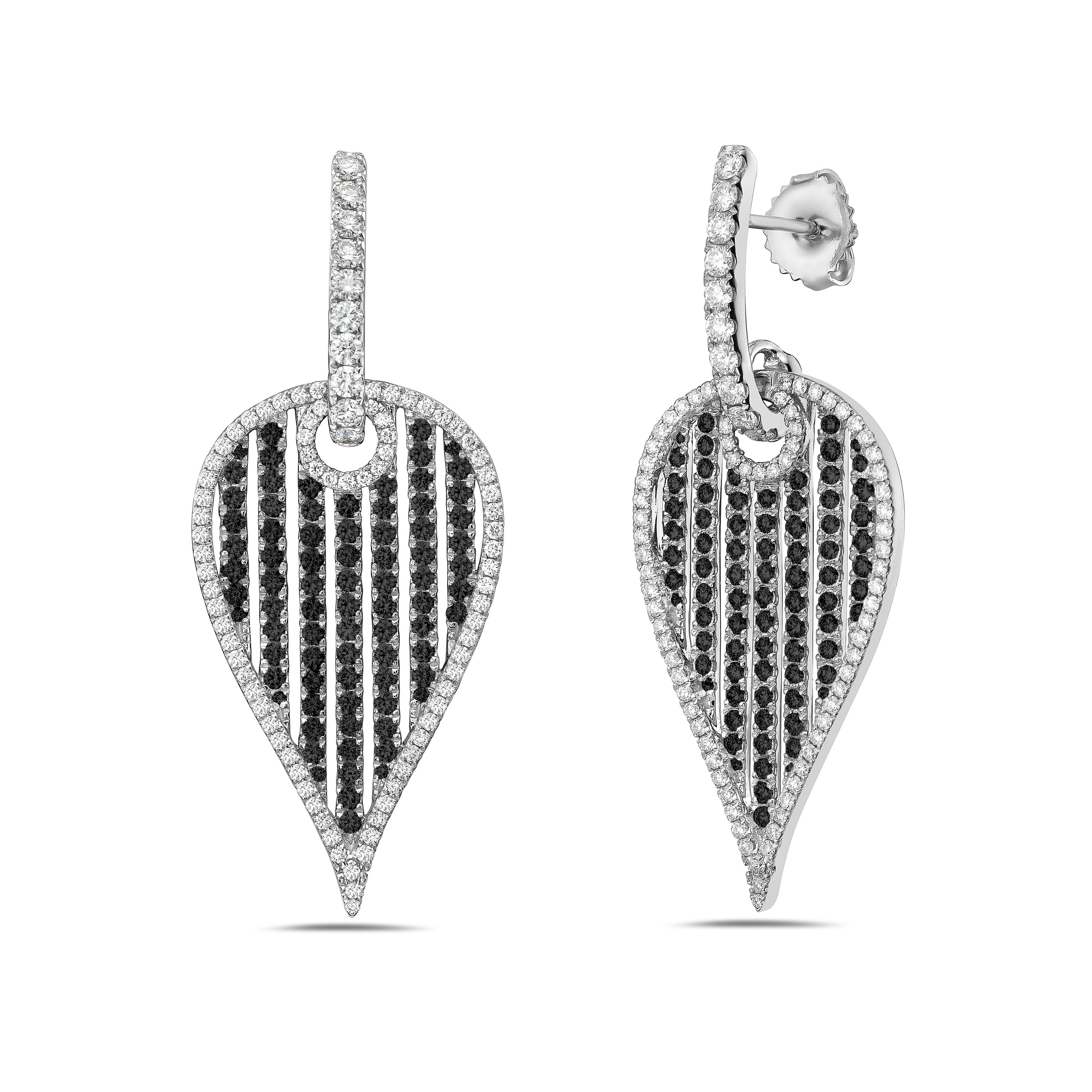 Birdcage Leaf Earrings