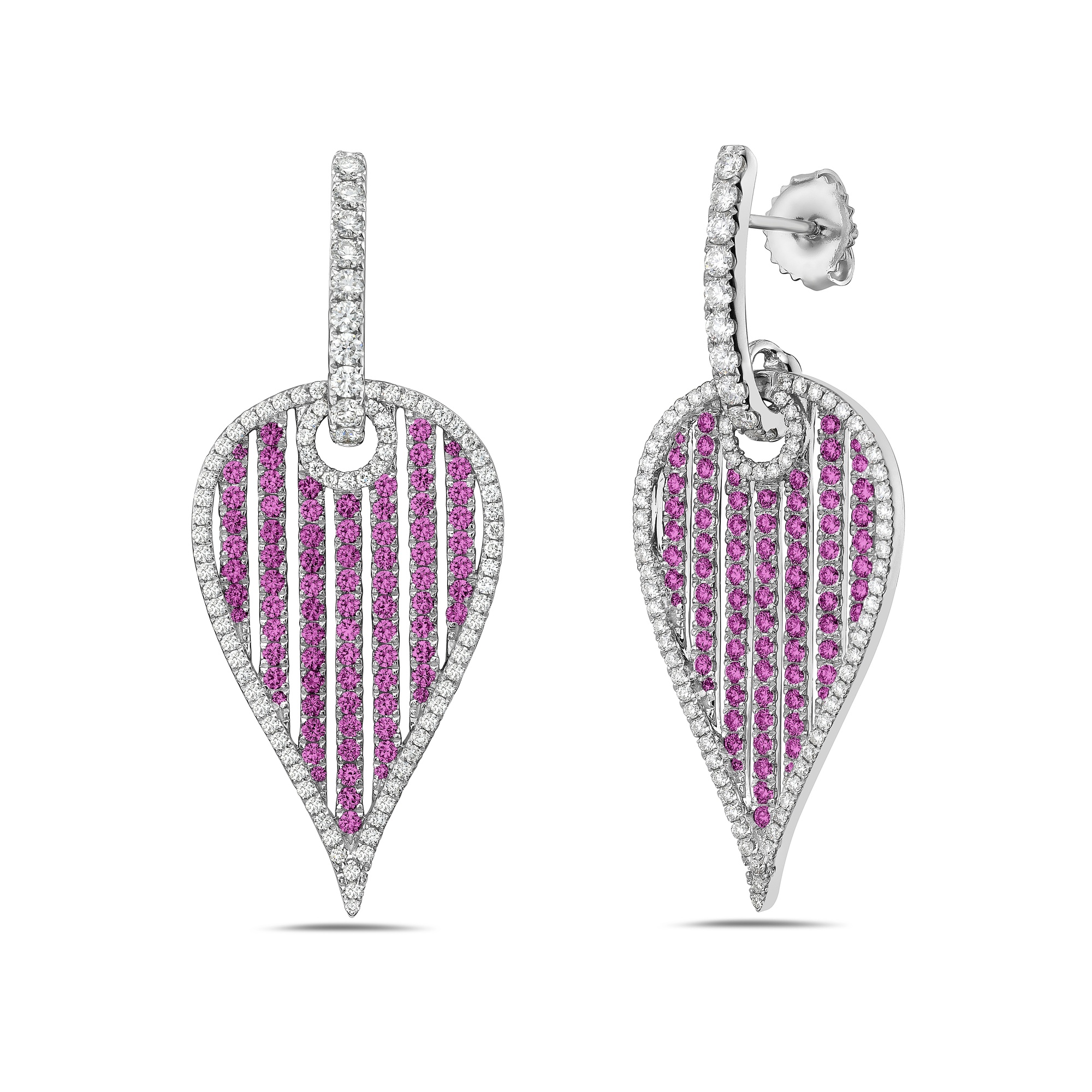 Birdcage Leaf Earrings