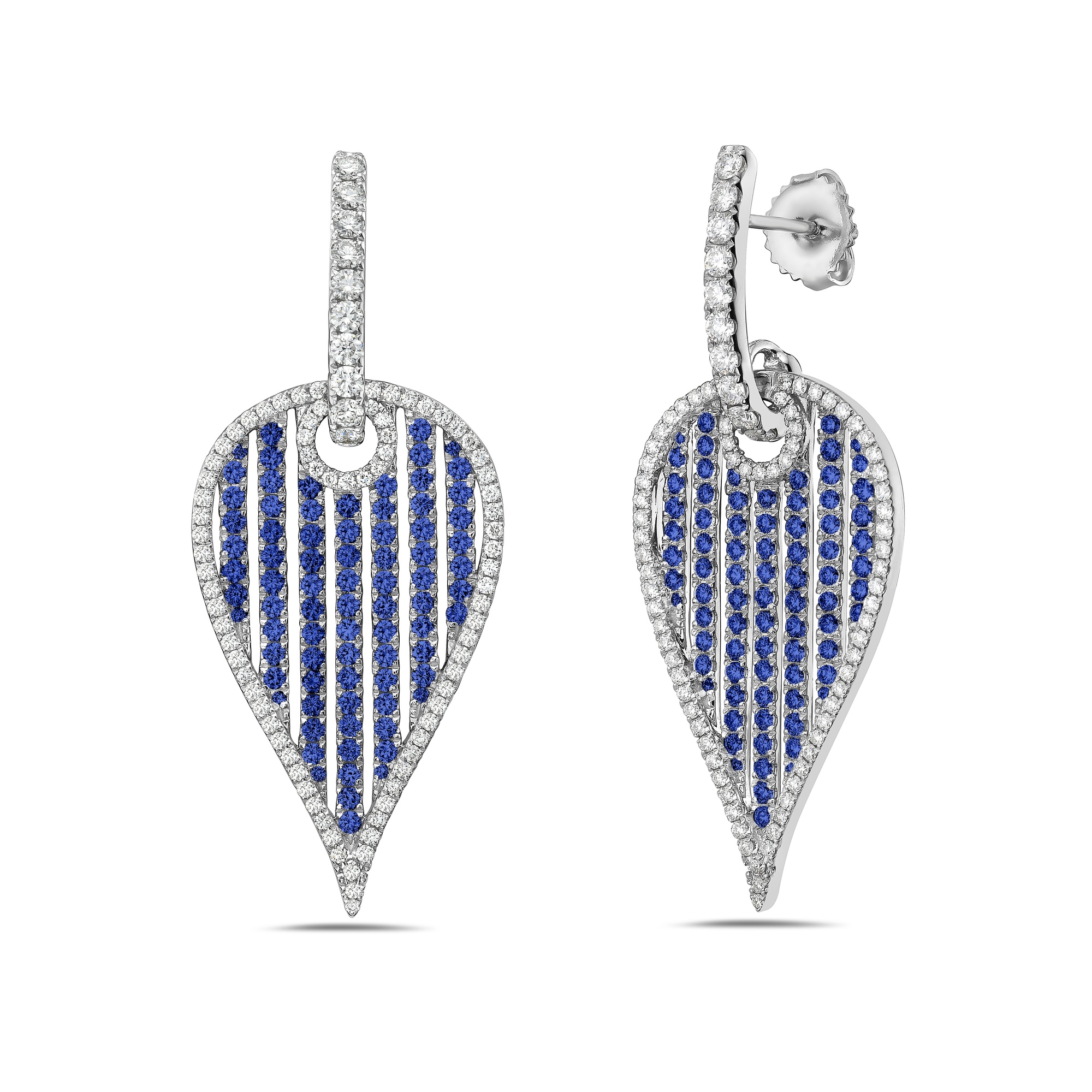 Birdcage Leaf Earrings