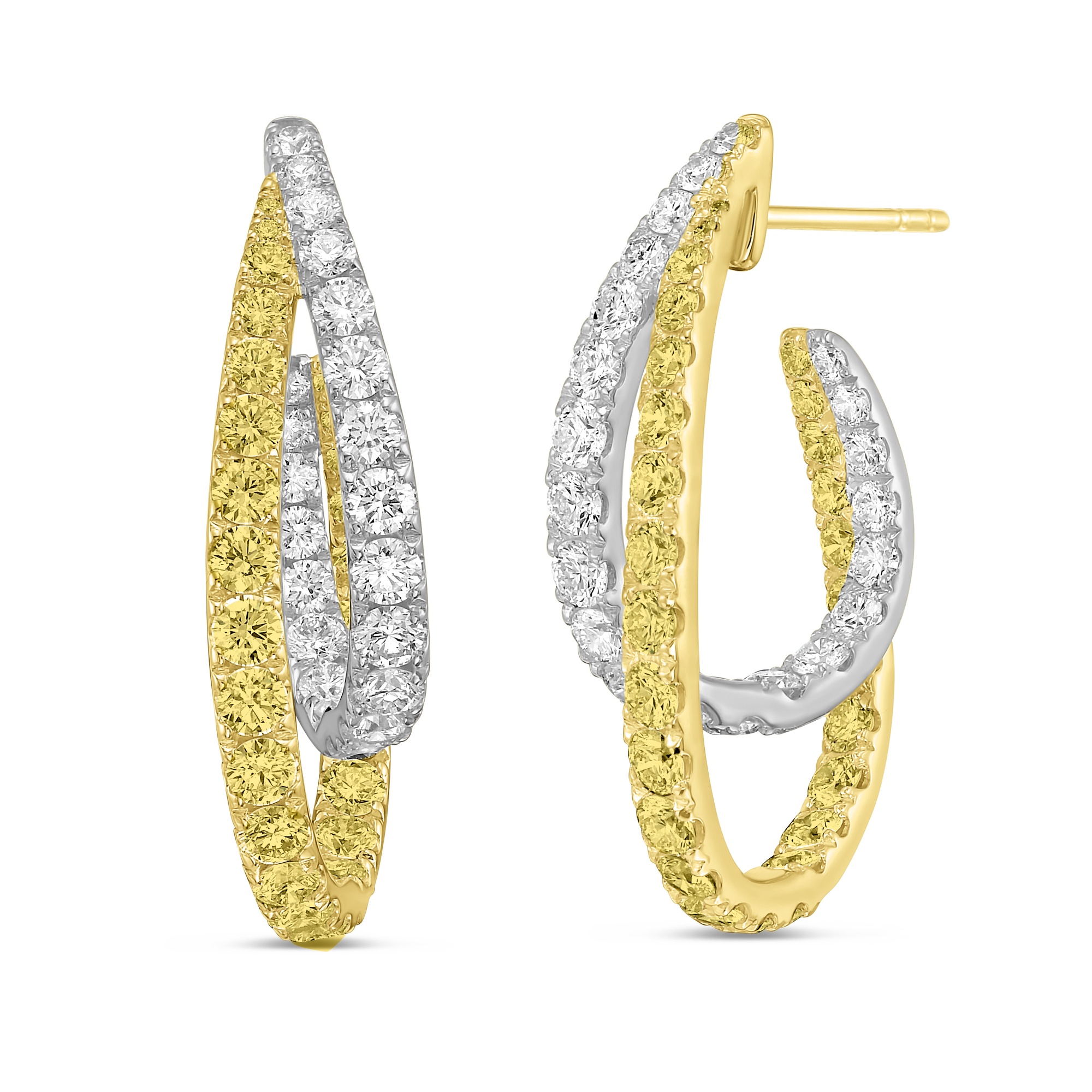 Intertwining Double Hoop