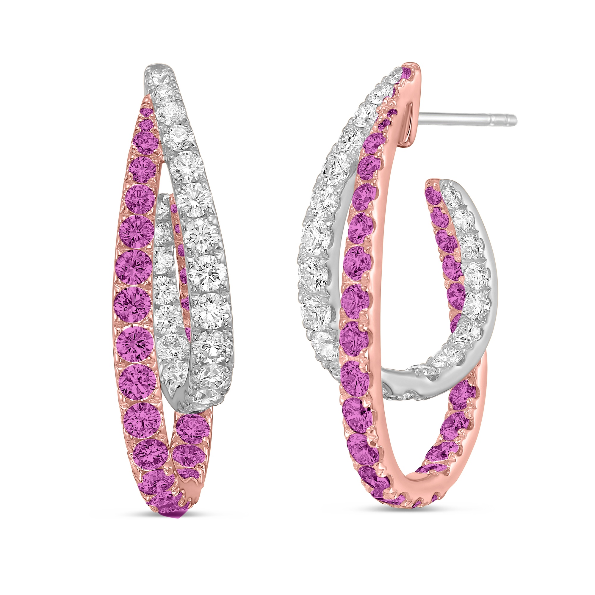 Intertwining Double Hoop