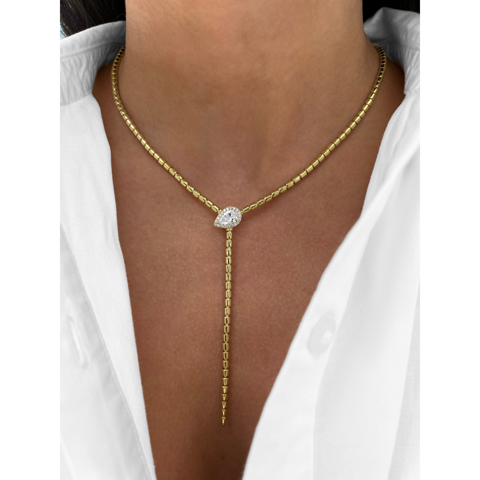 Nachash Gold Lariat