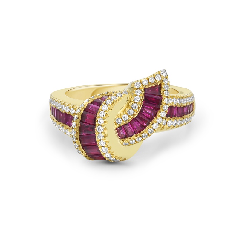 Baguette Embrace Ring